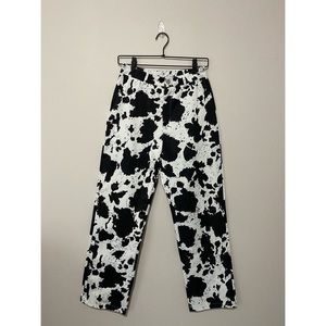 Cow-Print Pants